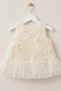 Girl's Rose Back Detail Birthday and Party Dress - 3