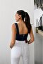 Violessa Women's Rope Detailed Corset Blouse - 3