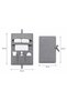 Gray Felt Mother Baby Care Bag Newborn Diaper Changing Organizer Bag Organizer - 3
