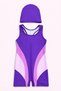 Girl's Swimsuit Set with Shorts, Swimmer Model, Two-Piece Set with Bonnet - 2
