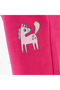Girls Track Pants with Unicorn Print - Cotton - Drawstring Waist - 5