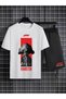 Lewis Hamilton Printed 100% Cotton Crewneck Kids T-Shirt-Shorts F1 Dual Set