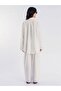 Snap Fastener Draped Woven Women's Shirt - 8