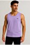 Men's Soft Purple Strappy Athlete T-Shirt-D235