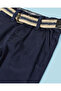 Infant Boys Navy Belted Chino Trousers - 2