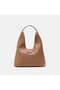 Women's Bag Victoria Maxi Camel Large Shoulder Bag with Accessory Detail - 4