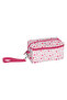 Bestchoice Pvc Leather Handbag Makeup Bag with Front Pocket 19*11*10 cm