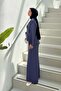 Tie-Dye Detailed Trousers Suit Indigo - 2