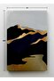Luxury Mountain Abstract Framed Canvas Wall Art Multicolour - 2