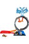 City Toy Car Track Set, Bat Loop Attack with Adjustable Loop & Launcher, 1:64 Scale Vehicle, Connects to Other Sets