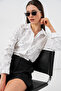 Women's Foil Patterned Shirt 1340 - Plain White - 5