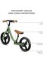 SPACE2 Balance Bike, Learning Wheel, Children's Balance Bike, Height-Adjustable Saddle, 12 Inch Wheels, Metal, from 2 Years, Modern Design - 6