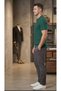 Slim Fit Polo Collar Zippered Tricot Men's T-Shirt - 2