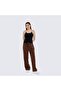 Elastic strap long women's tank top 580-04 black - 3