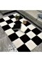 12Pcs Interlocking Foam Mats, Fluffy Carpet Tiles, Plush Area Rug, Square Splicing Floor Tiles, Soft Playmat Puzzle Floor Mat for Play Room, Black 30*30*1cm - 8