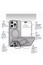 iPhone 16 Pro Compatible Magsafe Lens Protection Case + Phone Back Cover with Metal Stand Feature - 2