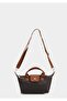 Brown-Tan Women's Crossbody Bag - 4