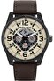 Lawrence Lady Analogue Beige Dial Brown Leather Watch For Men - PL 15663JSU-14