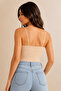 Women's 95% Cotton Strapless Padded 3-Piece Basic Undershirt - Flexible & Comfortable 3-Piece Bra Singlet - 8