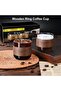 Espresso Cup Set, Set Of 2 With Wooden Ring, Borosilicate Shot Glass, Transparent Small Cup, Accessories (150 Ml) - 6
