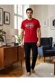 Men's Cotton Short Sleeve Pajama Set