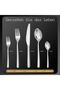 Cutlery Set for 12 People, 60 Piece Stainless Steel Cutlery Set with Knife, Fork, Spoon, Mirror Polishing - 2