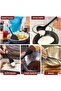 Silicone Cooking Utensils Set of 10, Black Kitchen Utensils Set for Cooking, 446°F Heat Resistant Silicone Kitchen Tools - 5