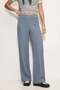 Comfortable Fit High Waist Wide-Leg Viscose Mix Women's Trousers - 4