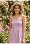 Women's Strappy Chest Gipe Elastic Mini Dress - 3