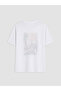 Esvab • Modern & Distinctive Zero Roba Collar Mykonos Printed Women's T-Shirt - 3