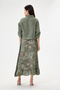 Khaki Italian 100% Linen Floral Patterned Double Breasted Linen Suit with Jacket Size 38 - 44 - 4