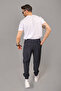 Men's Baggy Style Parachute Fabric Sweatpants with Zippered Pockets and Elastic Cuffs - 3