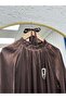 Sabina Front Gathered Janjan Dress-Ge834 Brown - 3