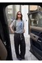 Trend Oversize Washed Vintage Effect Printed Short Sleeve T-Shirt - 2