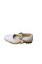 Women's Flat Thin Sole Tura Rubber Detailed Ballerinas - 6