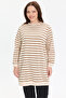 Two Thread Striped Basic Women's Tunic - 6
