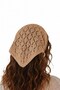 Women's Cotton Soft Textured Perforated Knitwear Bandana 7011 Camel - 4