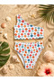 Girls' Beach and Pool Swimsuit Set I Girls' Patterned Swimsuit Set I Girls' Stretchy Fabric Swimsuit Set I 2-12 Years Old Swimsuit Set