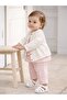 Scalloped Canvas Oversize 6-18 Months Jacket - White