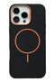 Shopilke iPhone 15 Pro Max Luno Leather Magsafe Cover (195205) - Black