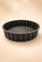 Slice Cast Granite Fireproof Non-Stick Round Tart Mold 26 cm Black - 2
