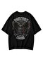 Unisex Oversize Rock Band Ramones Forever Back Printed T-Shirt - 3