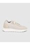 Beige Knitwear Detailed Women's Sneaker