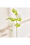 Pea Blossom Artificial Two Stem Spray H85cm - White - 3
