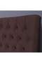 MARS HEADBOARD VELVET BROWN L-200 : H-125 CM - 4