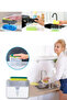 Liquid Detergent Soap Dispenser with Sponge Compartment for Dishwashing - 2