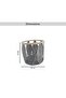 Havana Leaf Iron Frame Rope Basket 32x30cm -grey - 6