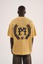 Men's Mchnst College Style Knitwear T-Shirt Light Beige