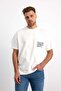 Vigoss Action Oversize Printed Men's T-Shirt with Pocket 63084-30226 - 2