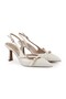 Women's High Heel Shoes Pointed Toe Cross-Strap Buckle Detailed Slingback Stylish Classic Antique L085.K2017/ - 3